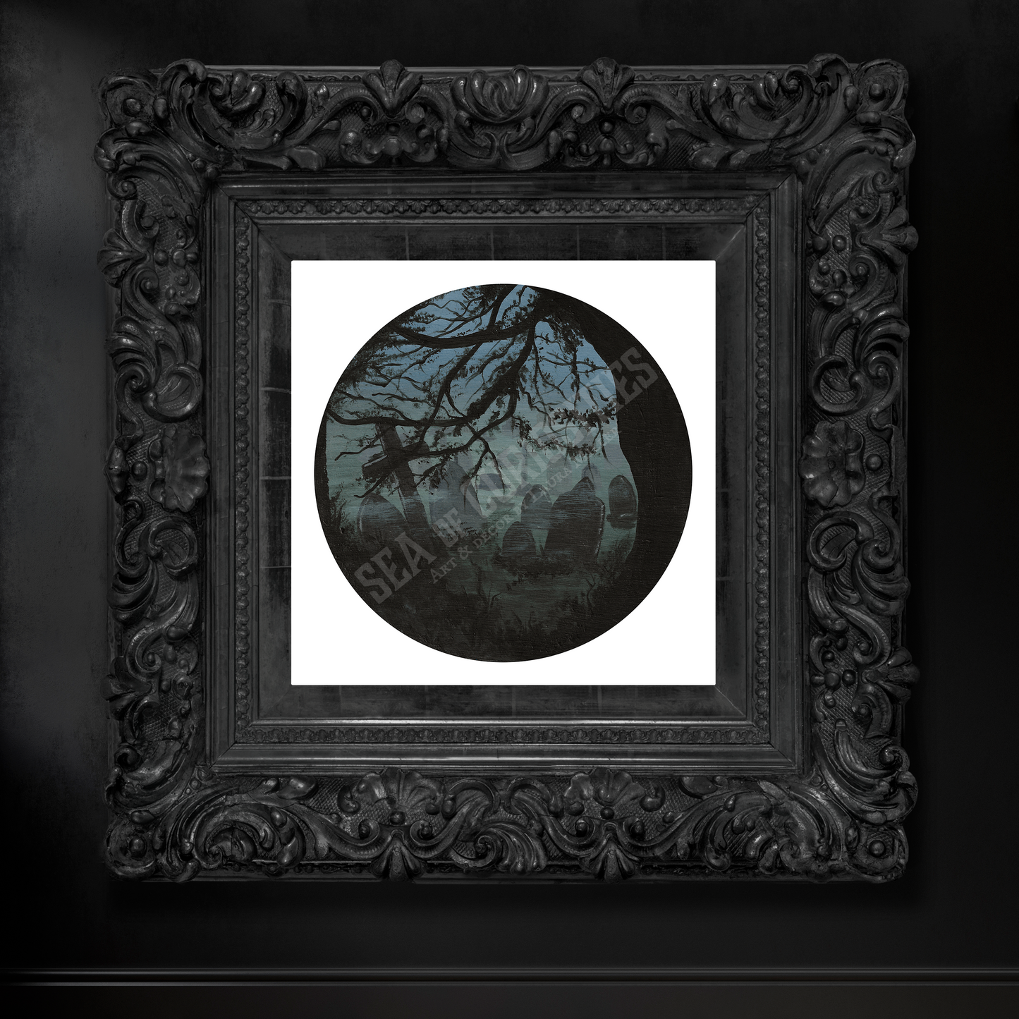 Ghostly Graveyard - Art Print