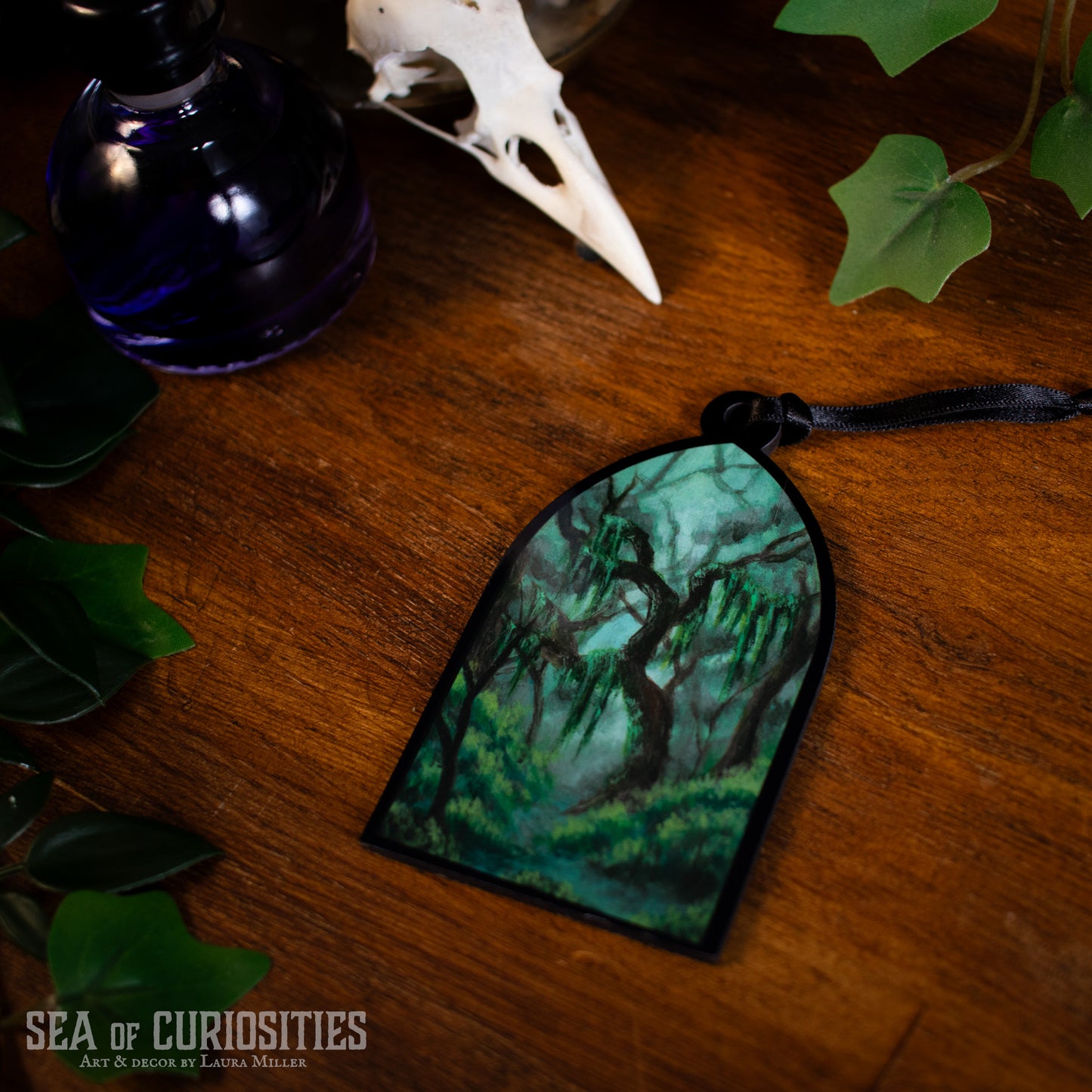 Gloomy Grove - Gothic Arch Window Hanging Decoration