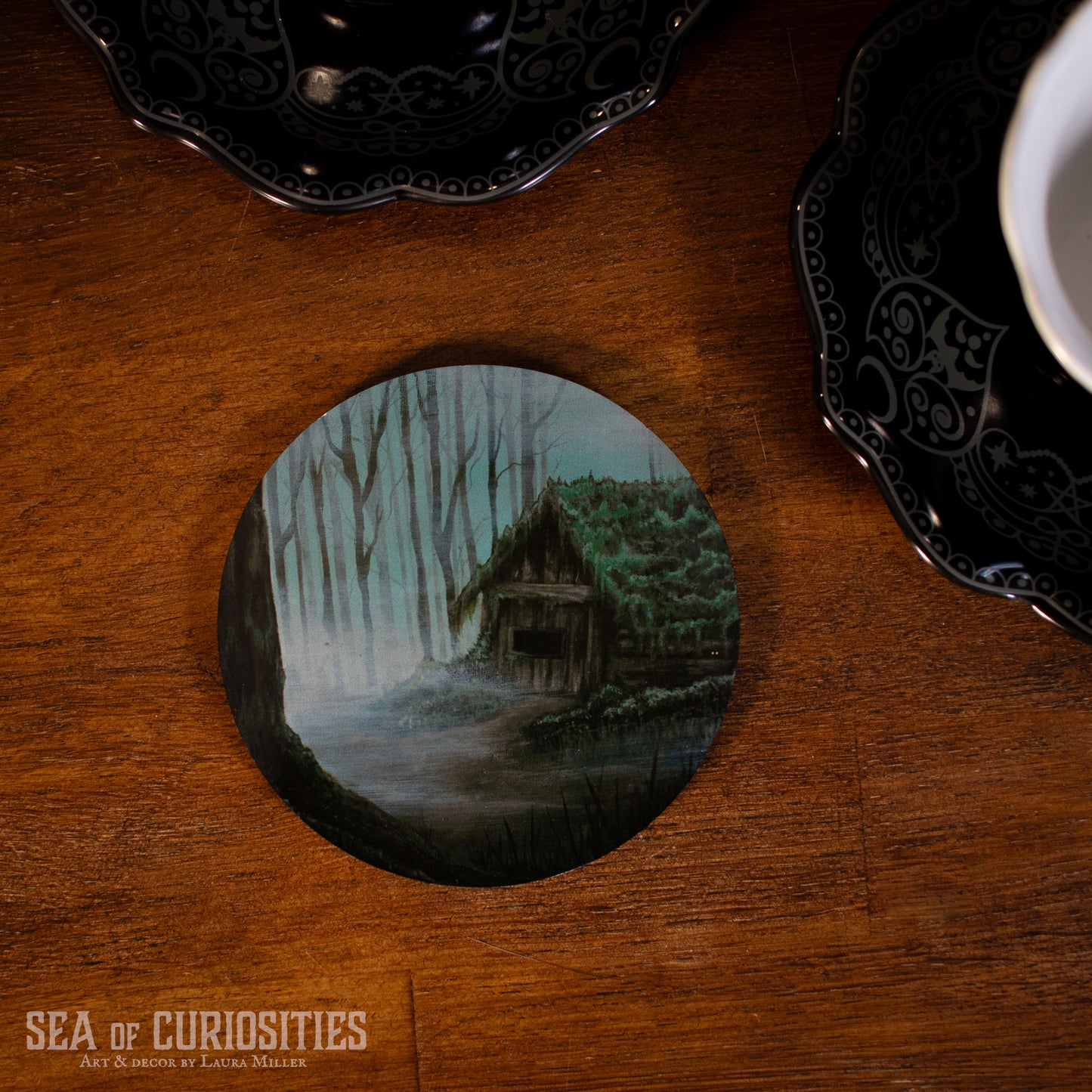 Haunted Forest Coasters - Set of 4