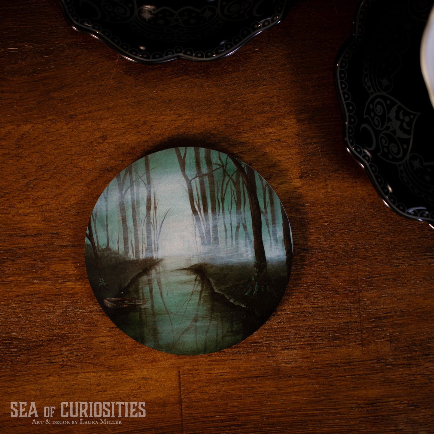 Haunted Forest Coasters - Set of 4