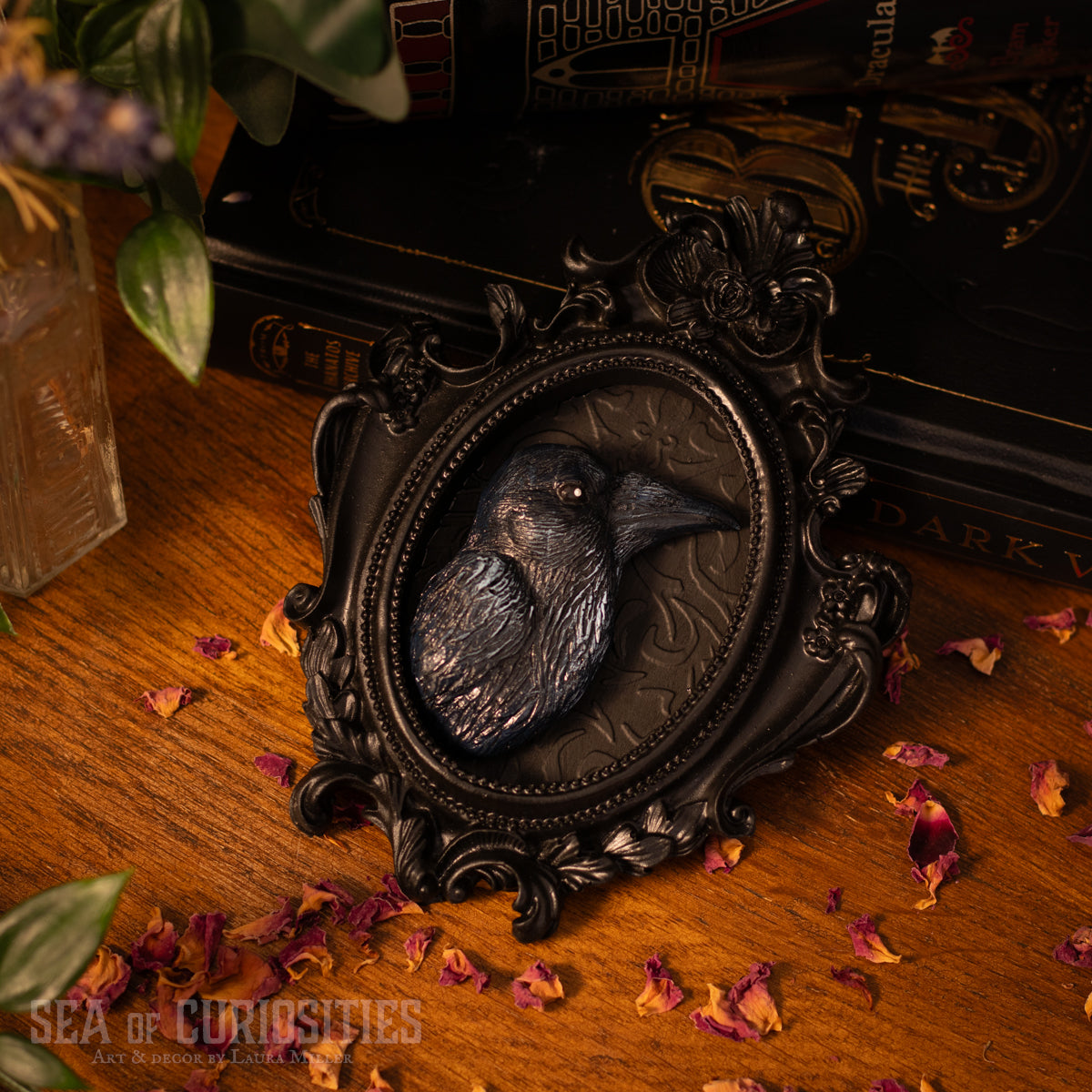 Raven - Gothic/Dark Cottagecore Mini Frame
