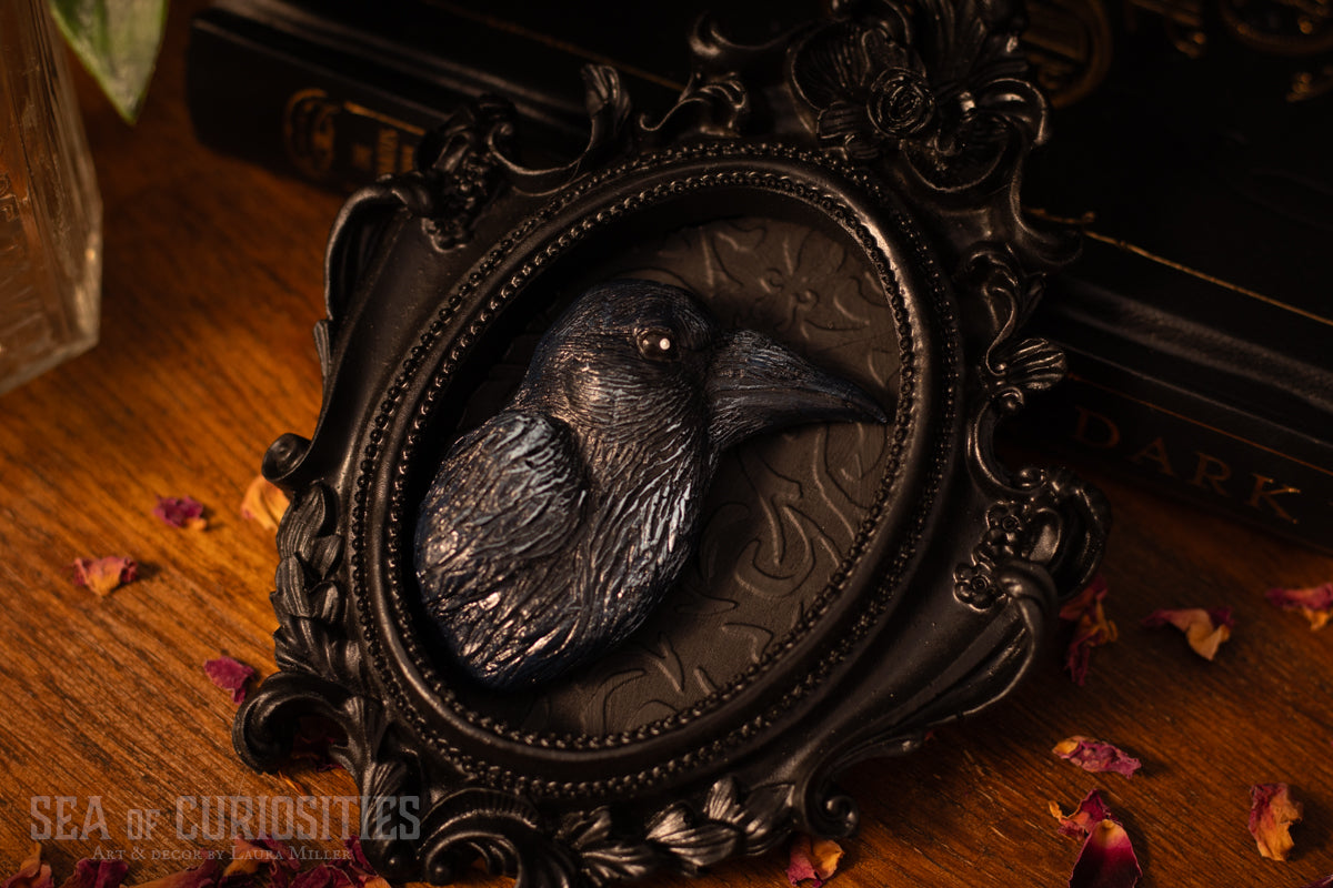 Raven - Gothic/Dark Cottagecore Mini Frame