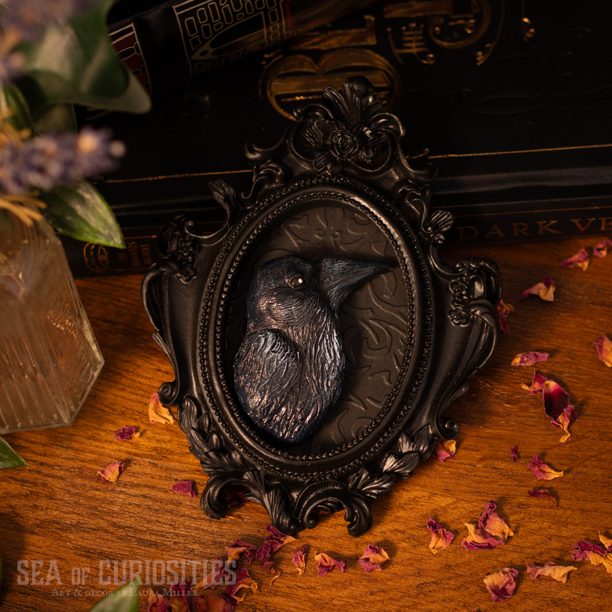 Raven - Gothic/Dark Cottagecore Mini Frame