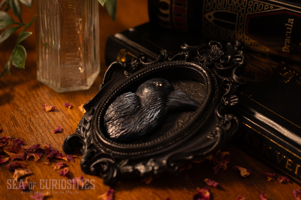 Raven - Gothic/Dark Cottagecore Mini Frame