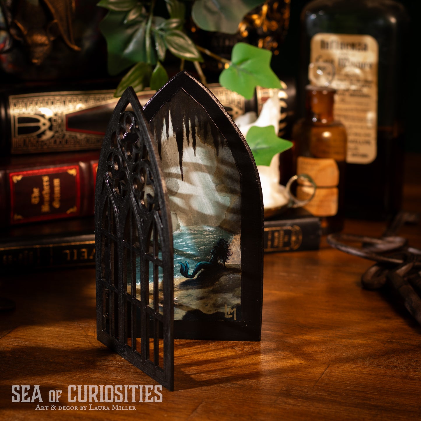Sirens Cove - Gothic Window Original Painting