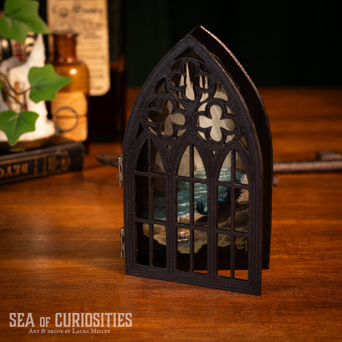 Sirens Cove - Gothic Window Original Painting