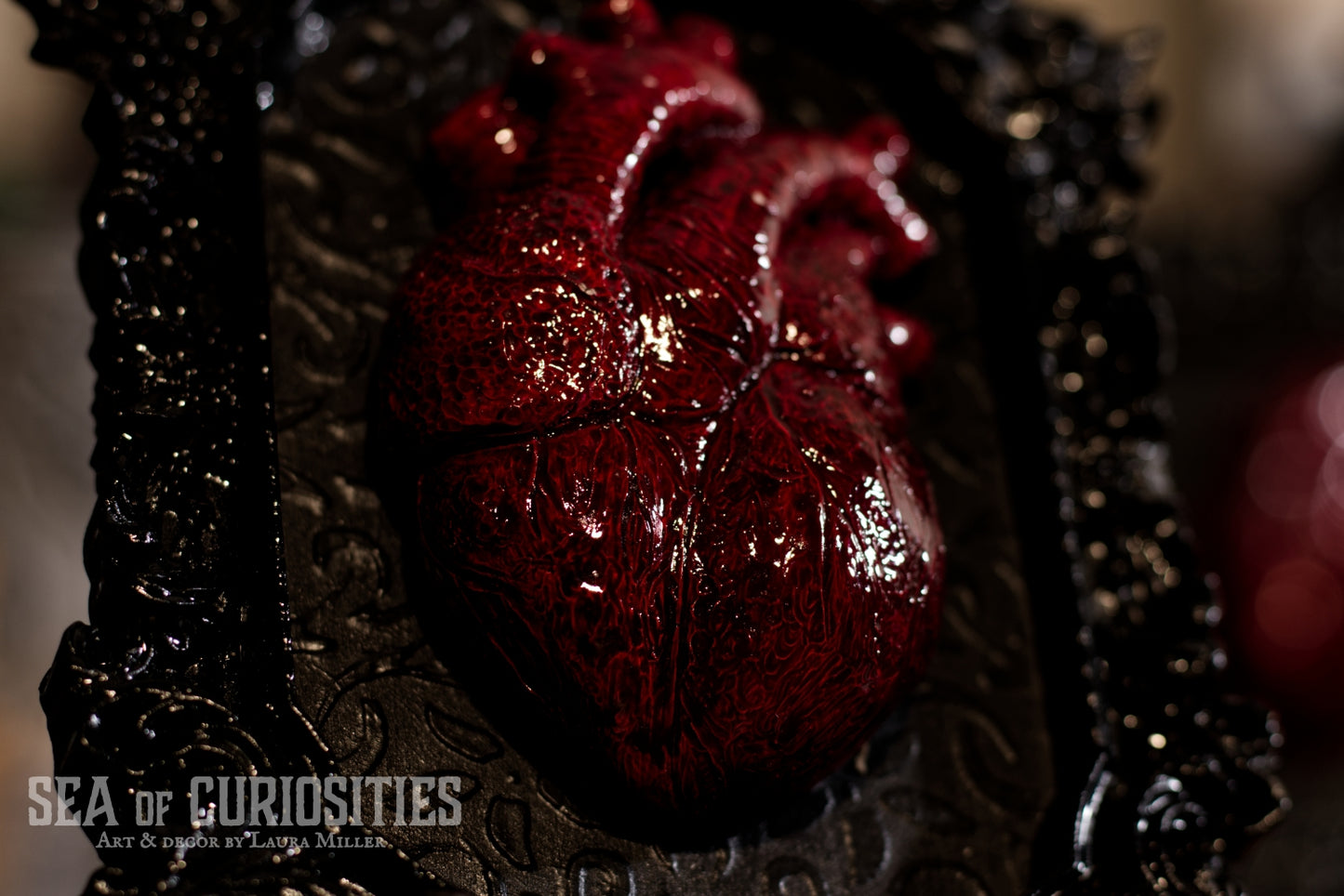 Anatomical Heart Framed Gothic Wall Art