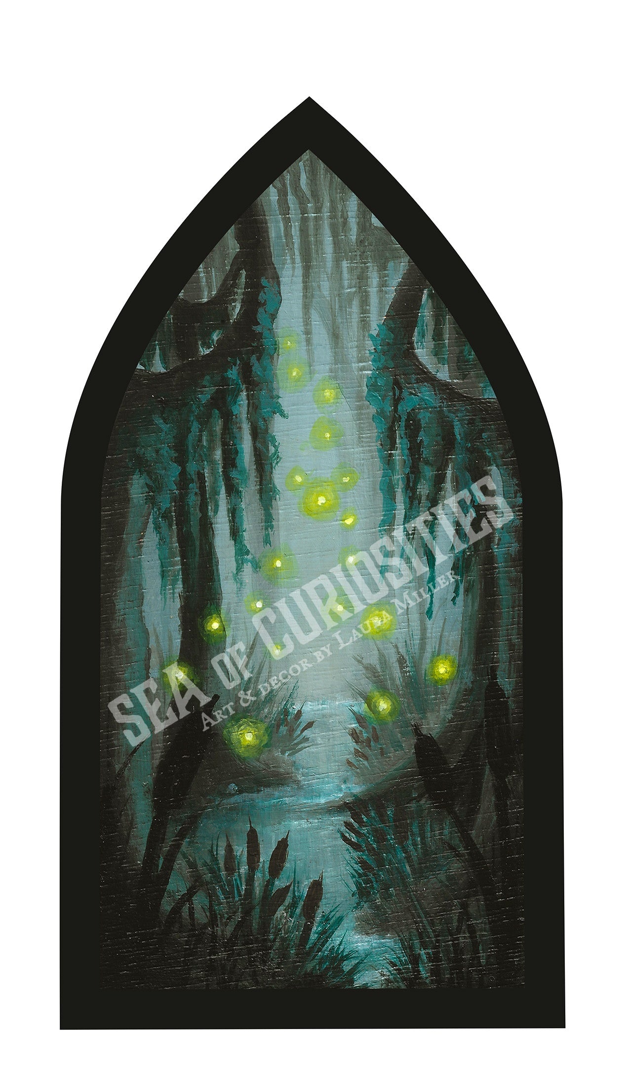 Swamp Secrets - Gothic Window Art Print