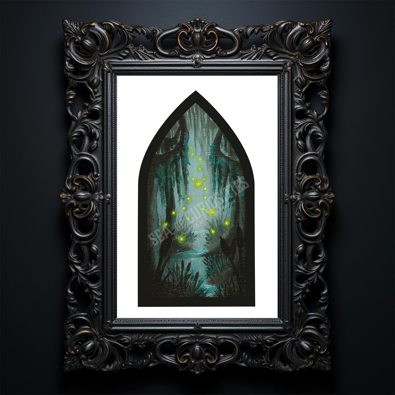Swamp Secrets - Gothic Window Art Print