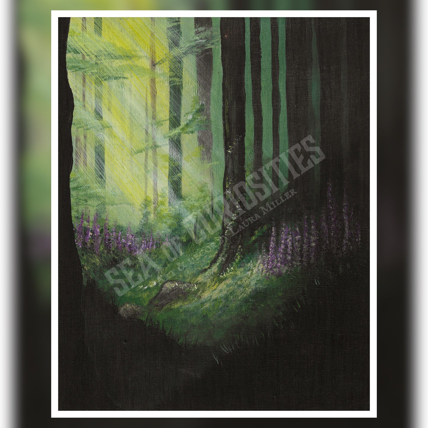 Bathing in Beams - Art Print