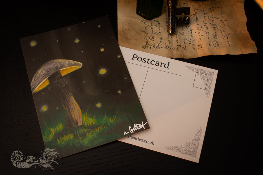Mushroom Glow Postcard