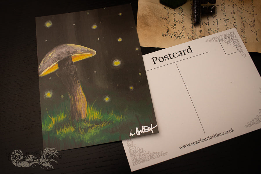 Mushroom Glow Postcard