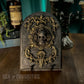 Gothic Skull Wall Plaque with Baroque Ornamental Details