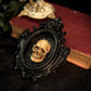 Bone Skull Gothic Framed Wall Art – Small Black Frame