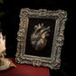 Anatomical Heart Gothic Framed Wall Art - Bronze & Verdigris