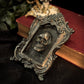 Bronze Verdigris Skull Gothic Framed Wall Art – Small Bronze Frame