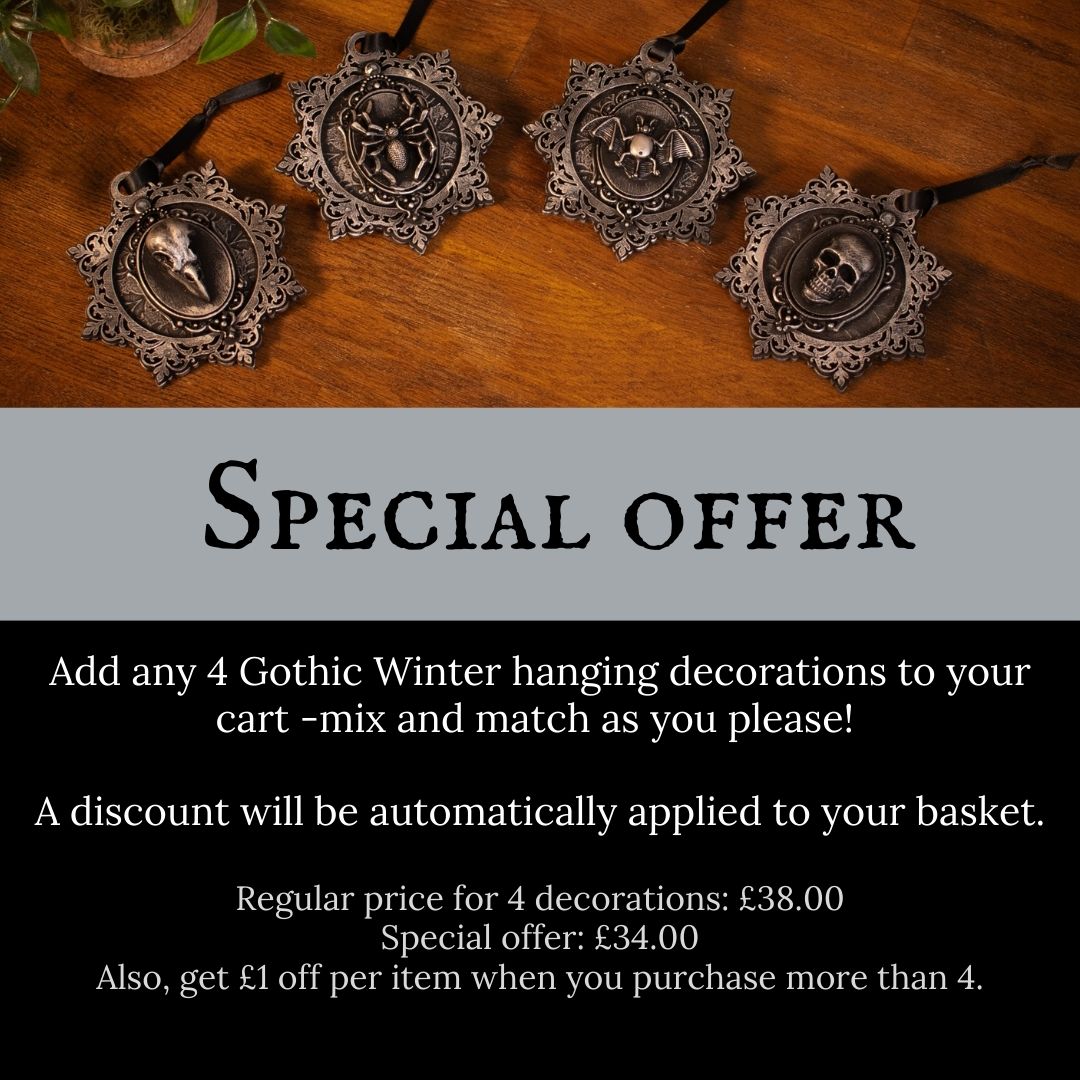 Gothic Winter Hanging Decorations (sold individually)