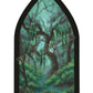 Gloomy Grove Gothic Window Art Print
