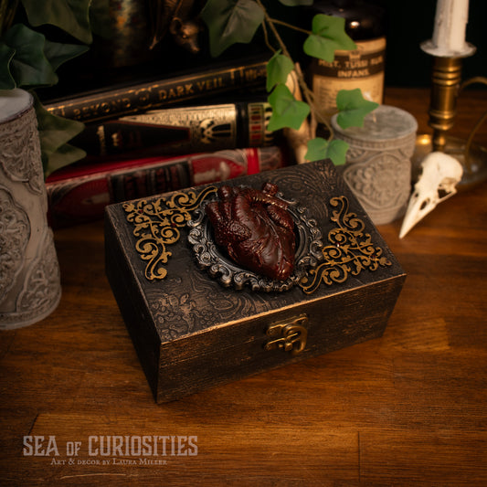 Anatomical Heart - Gothic/Alternative/Witchy Trinket Box