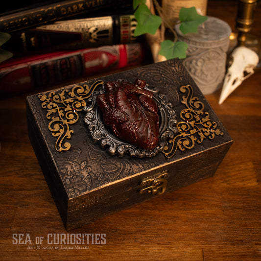 Anatomical Heart  - Gothic/Alternative/Witchy Trinket Box