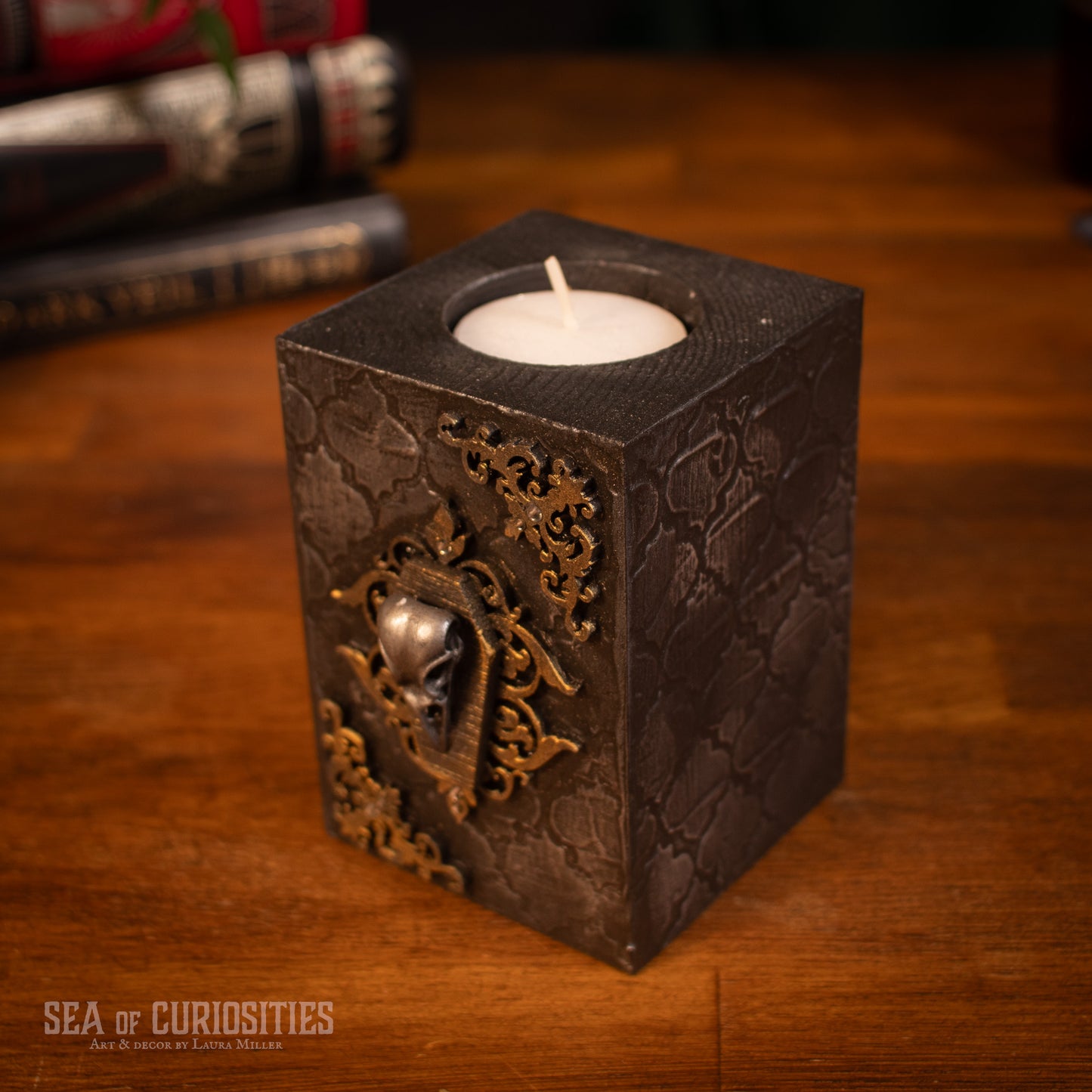 Crow's Elegy - Large Tea Light Holder