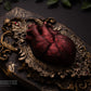 Opulent Anatomical Heart Baroque Coffin Wall Art
