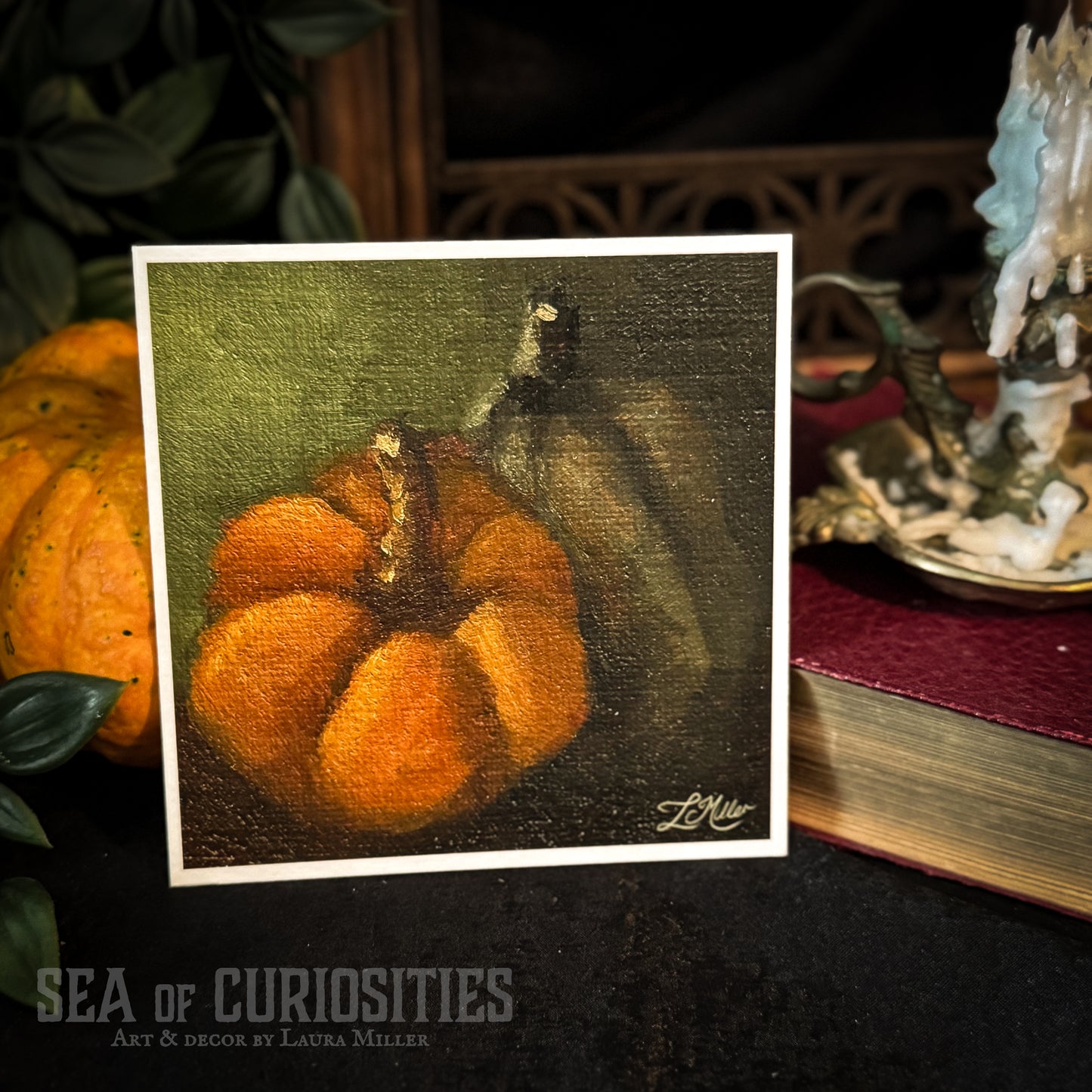 Pumpkins - Moody Gothic Halloween Fine Art Print
