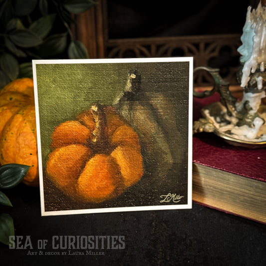 Pumpkins - Moody Gothic Halloween Fine Art Print