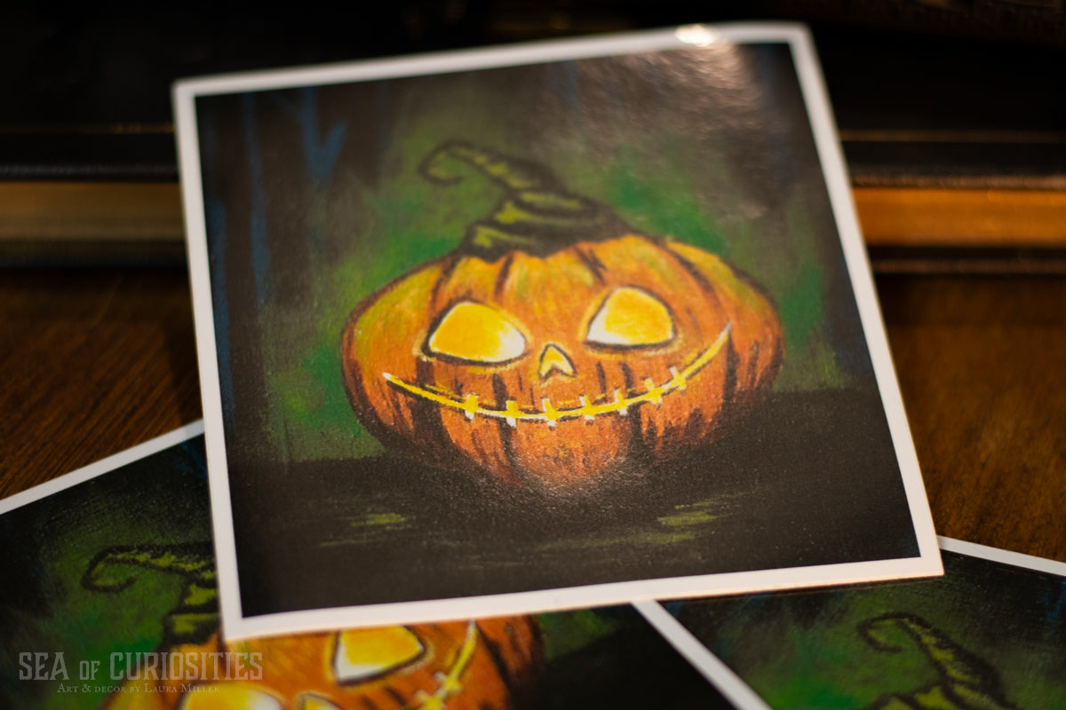 Jack the Pumpkin Vinyl Sticker