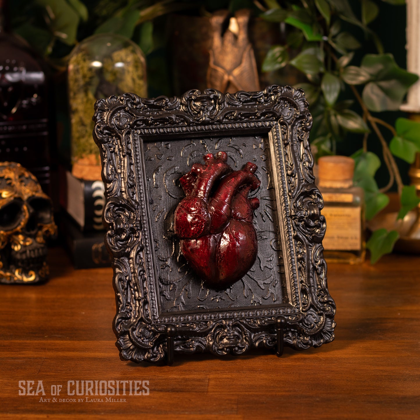 Anatomical Heart Framed Gothic Wall Art