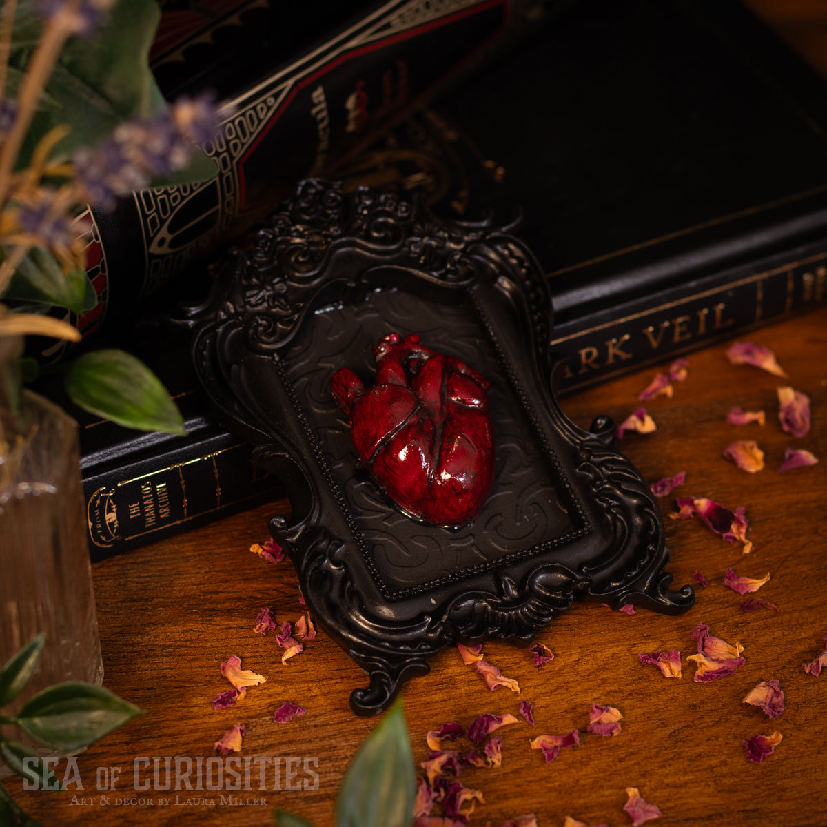 Anatomical Heart - Gothic/Dark Cottagecore Mini Frame