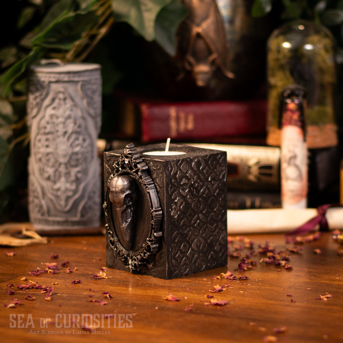 Nevermore - Large Gothic Tealight Holders