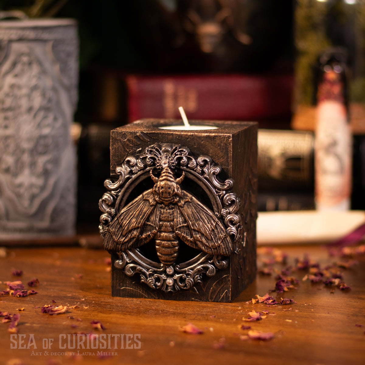 After dark - Large Gothic Tealight Holders
