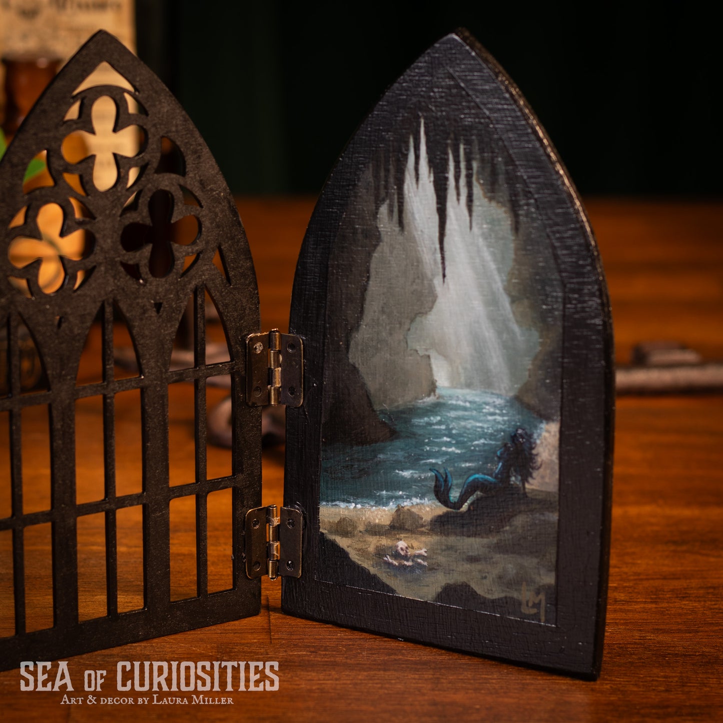 Sirens Cove  - Gothic Window Original Painting