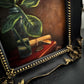 "Memory" - Framed Original 8" x 10" Oil Painting of a Wilting Rose Still Life Scene in Gothic & Baroque style