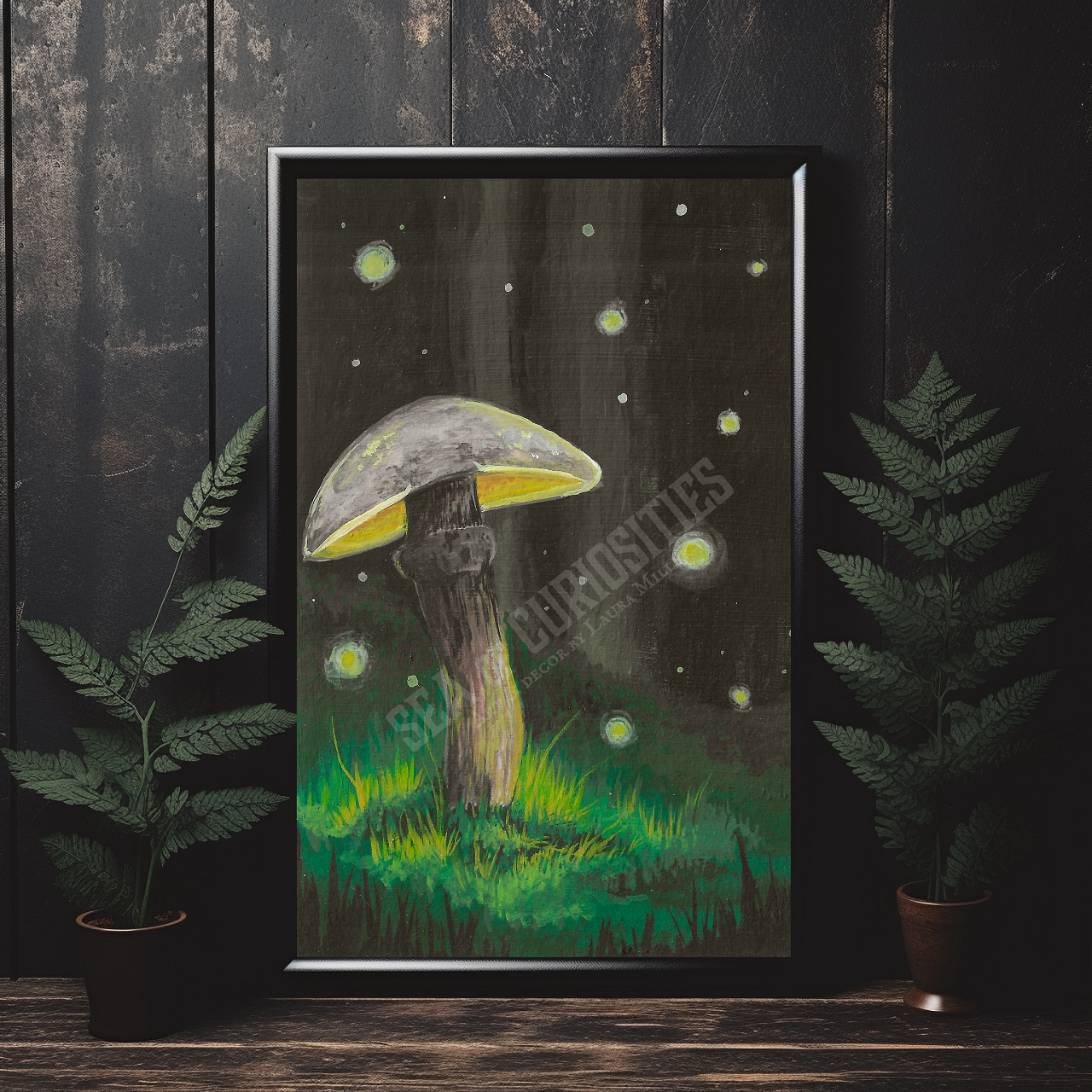 Mushroom Glow - Art Print