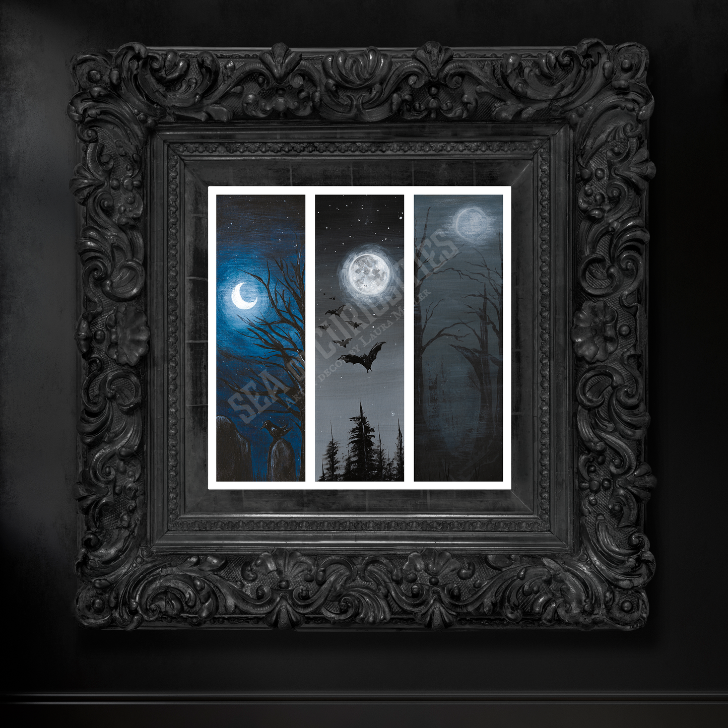 Spooky Forest Trio - Art Print