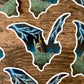 Haunted Castle Bat Vinyl Sticker