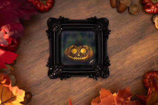 Walter The Pumpkin - Halloween Original Painting