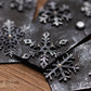 Frosted Snowflake Coffin - Gothic Christmas Decorations (Sold individually)