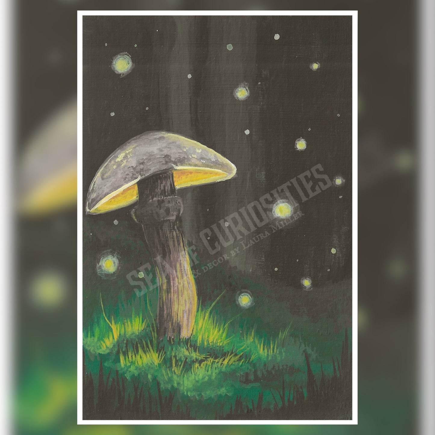 Mushroom Glow - Art Print